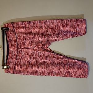 Maurices Pink/Purple Capri Leggings